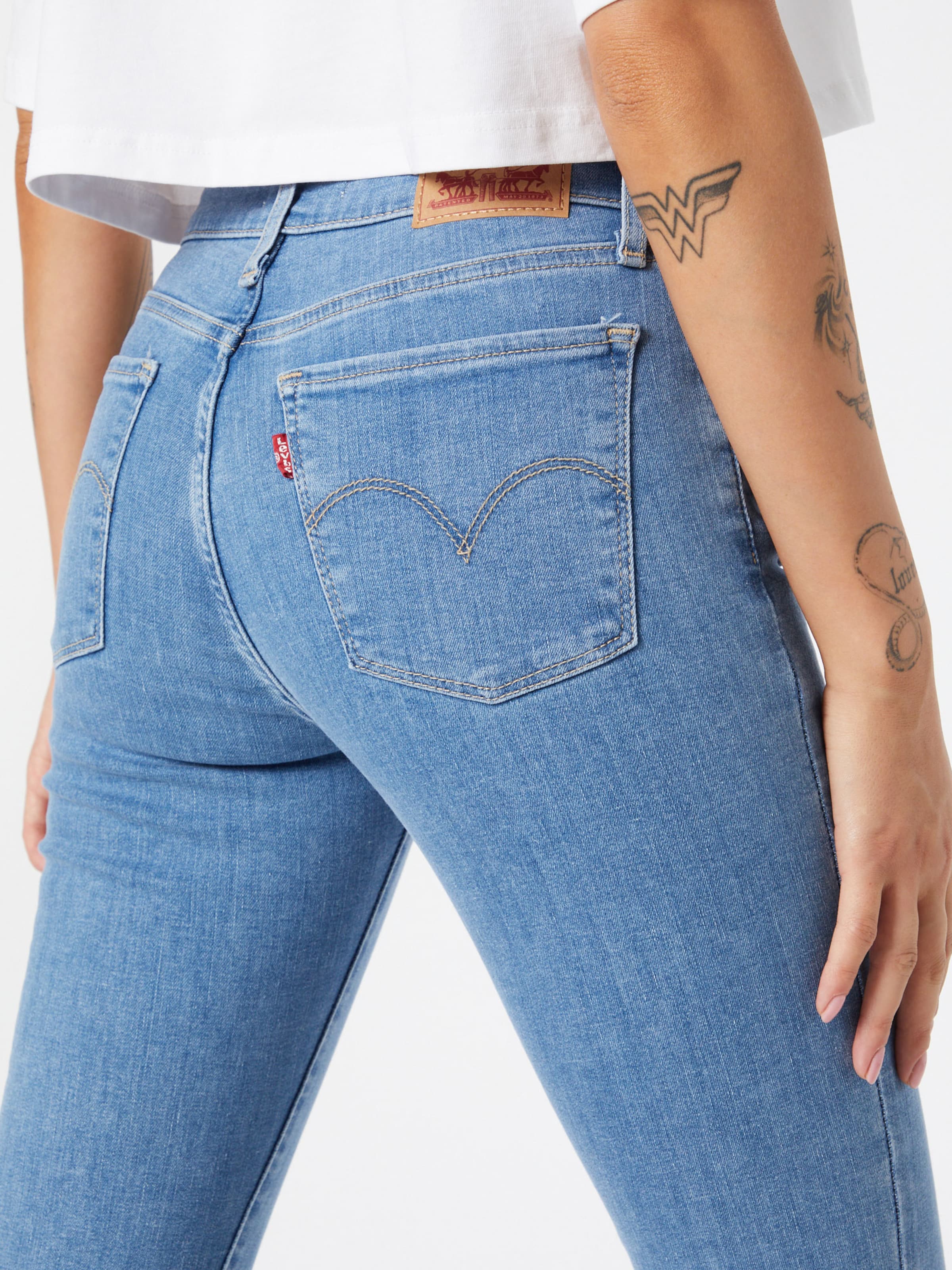 Levis 710 best sale super skinny bleu