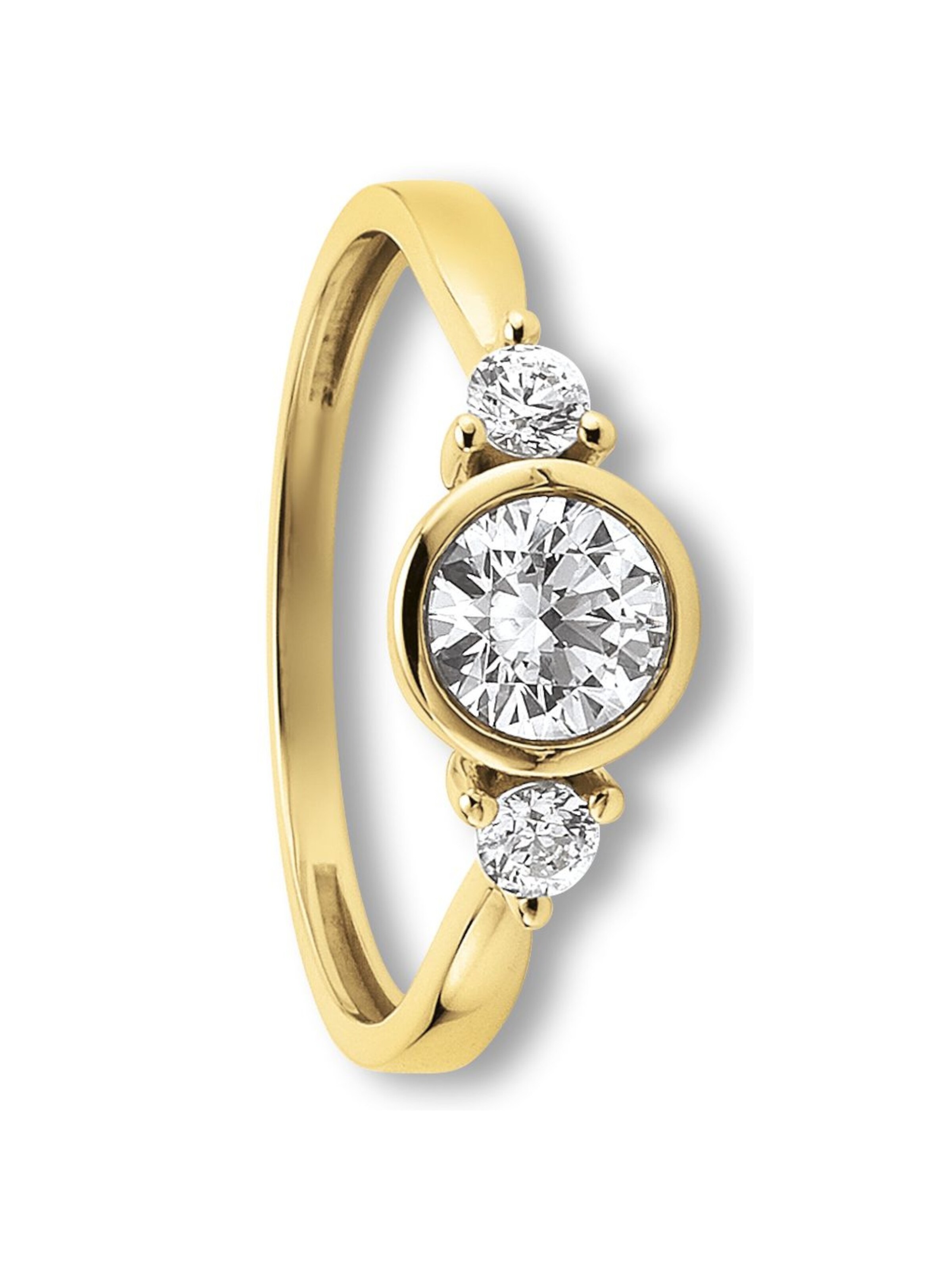 ONE ELEMENT Ring in Gold: Vorderseite