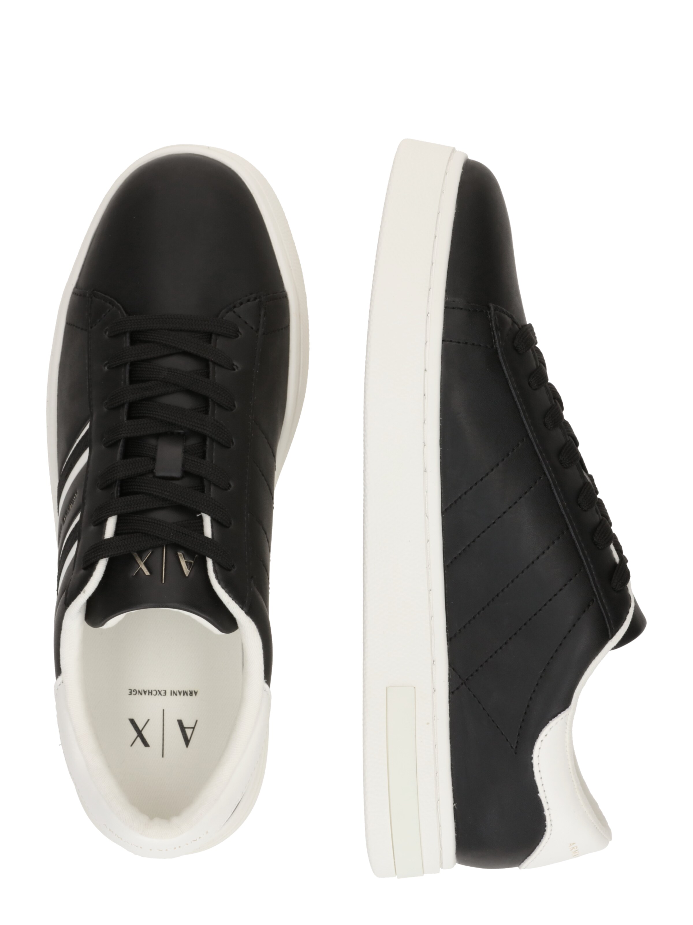 Baskets basses 'LONDON' ARMANI EXCHANGE en noir