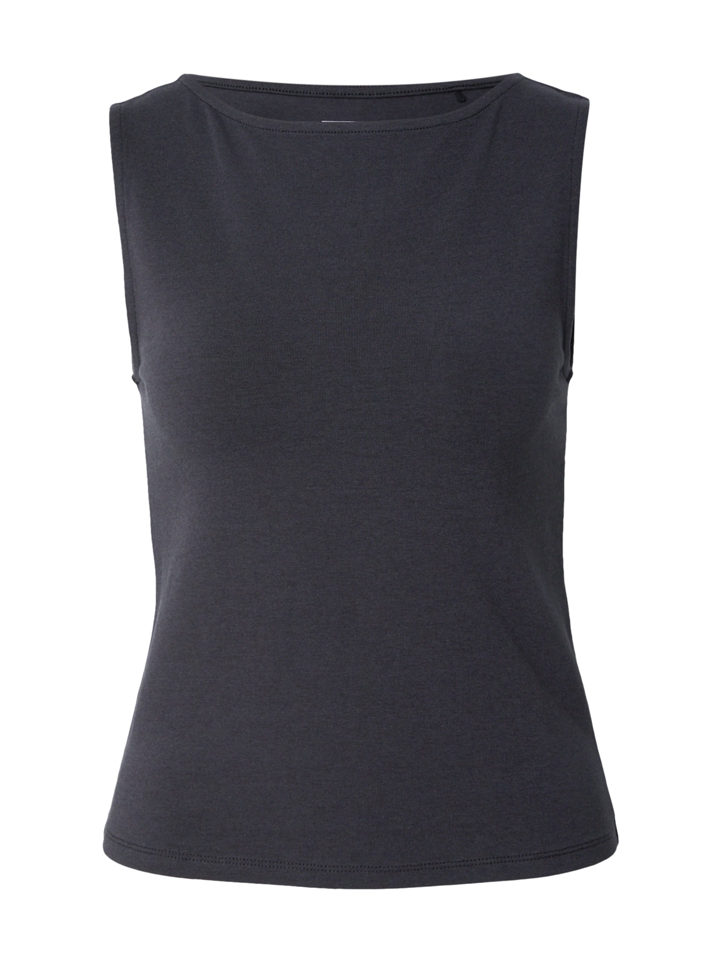 LEVI'S ® Topp 'Blair Boatneck Top' i grå: framsida