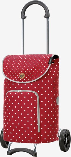 Andersen Shopper Einkaufstrolley 'Ole' in rot / weiß, Produktansicht