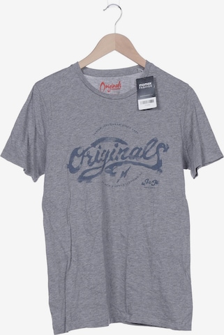 JACK & JONES T-Shirt L in Grau: Vorderseite