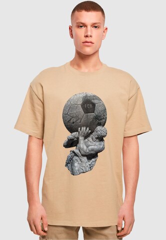 MT Upscale Shirt 'Play God' in Beige: Vorderseite