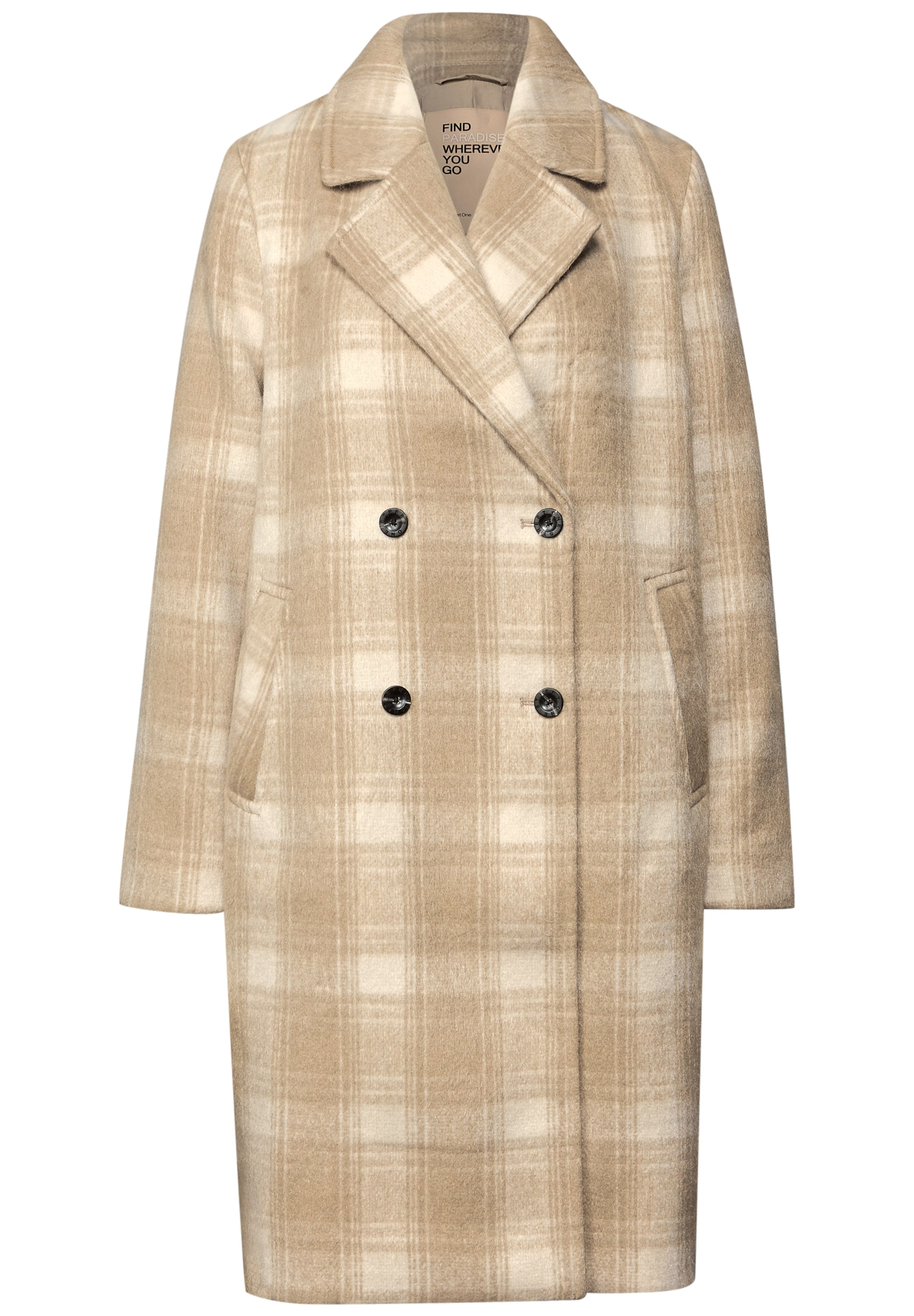 STREET ONE Övergångskappa i beige: framsida