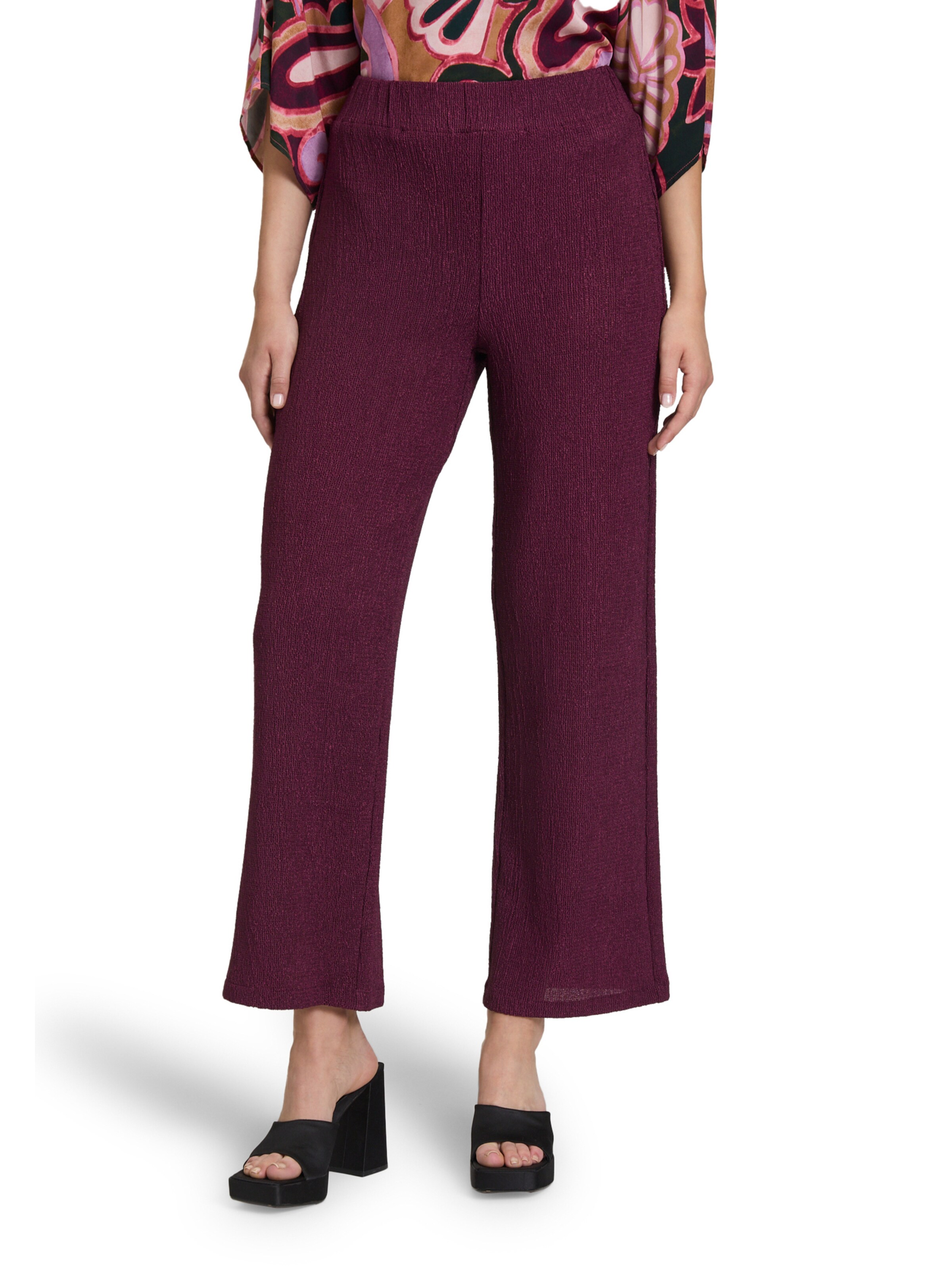 Cartoon Loosefit Hose in Lila: Vorderseite