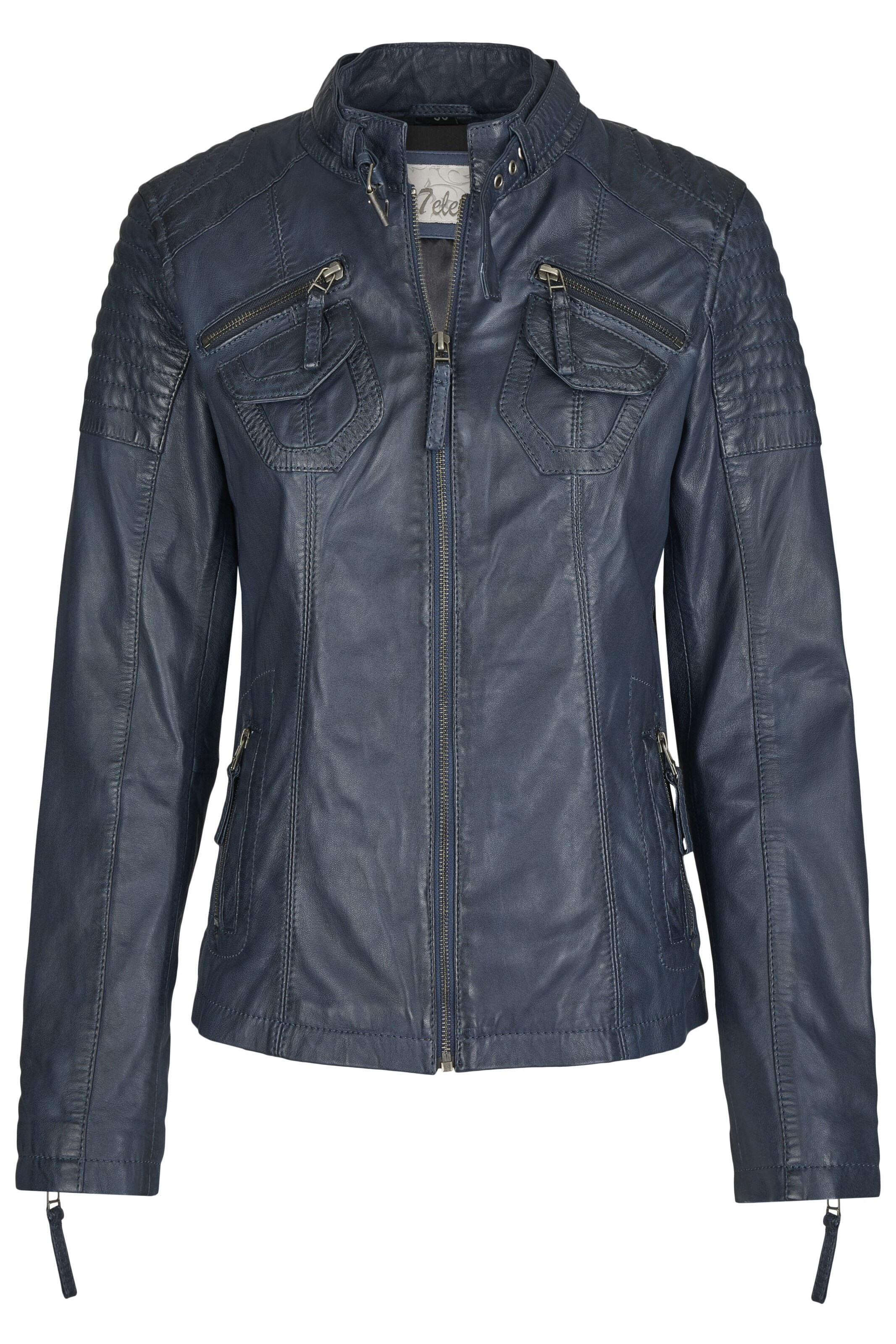 7ELEVEN Between-Season Jacket 'SEZiza' in Blue: front