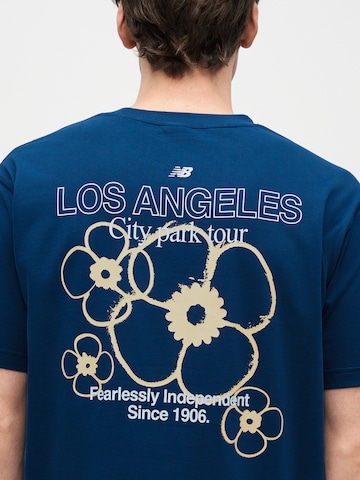 Maglietta di new balance in blu