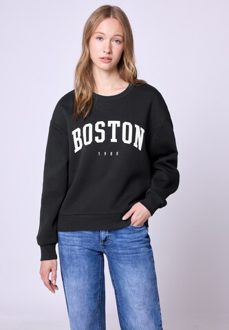 Street One Studio Sweatshirt in Schwarz: Vorderseite