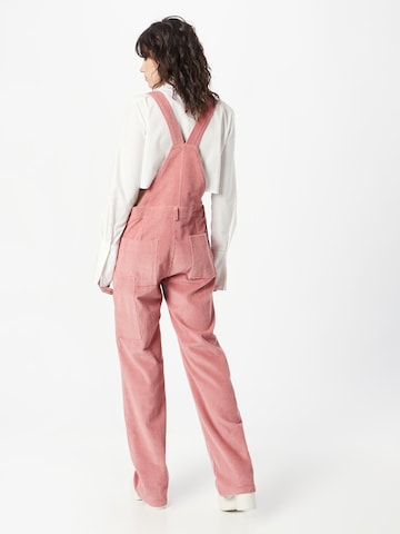 regular Pantaloni con pettorina di Nasty Gal in rosa