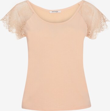 T-shirt Orsay en orange : devant