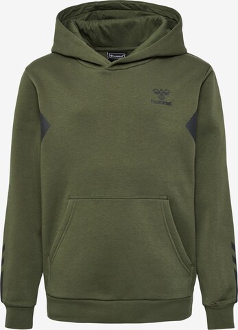 Hummel Sportief sweatshirt in Groen: voorkant