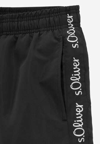 Shorts de bain 'Noah' s.Oliver en noir