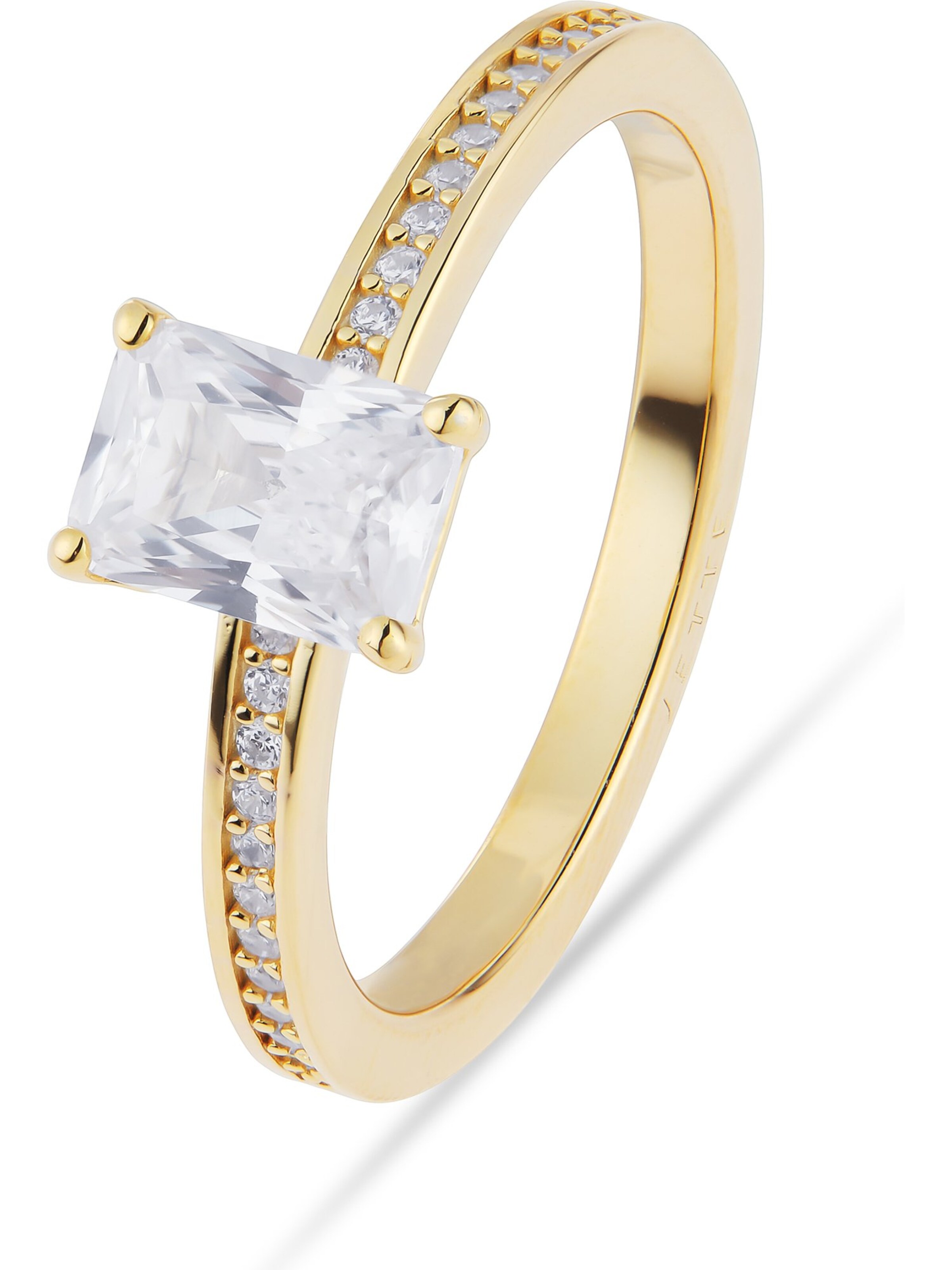 JETTE Ring in Gold: front