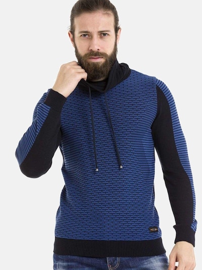 CIPO & BAXX Sweater in Dark blue / Black, Item view