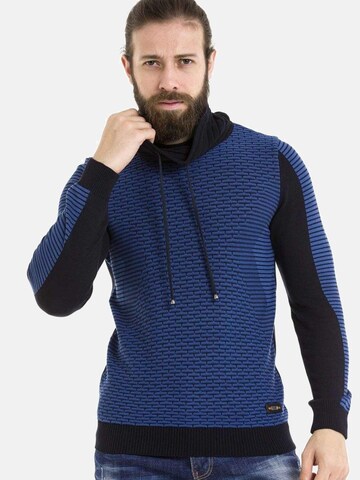 CIPO & BAXX Sweater in Blue: front