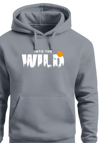 Neverless Sweatshirt 'Into the Wild'‌ in Grau