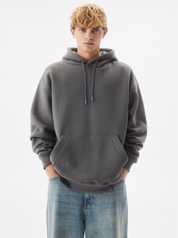 Pull&Bear Sweatshirt i grå: framsida