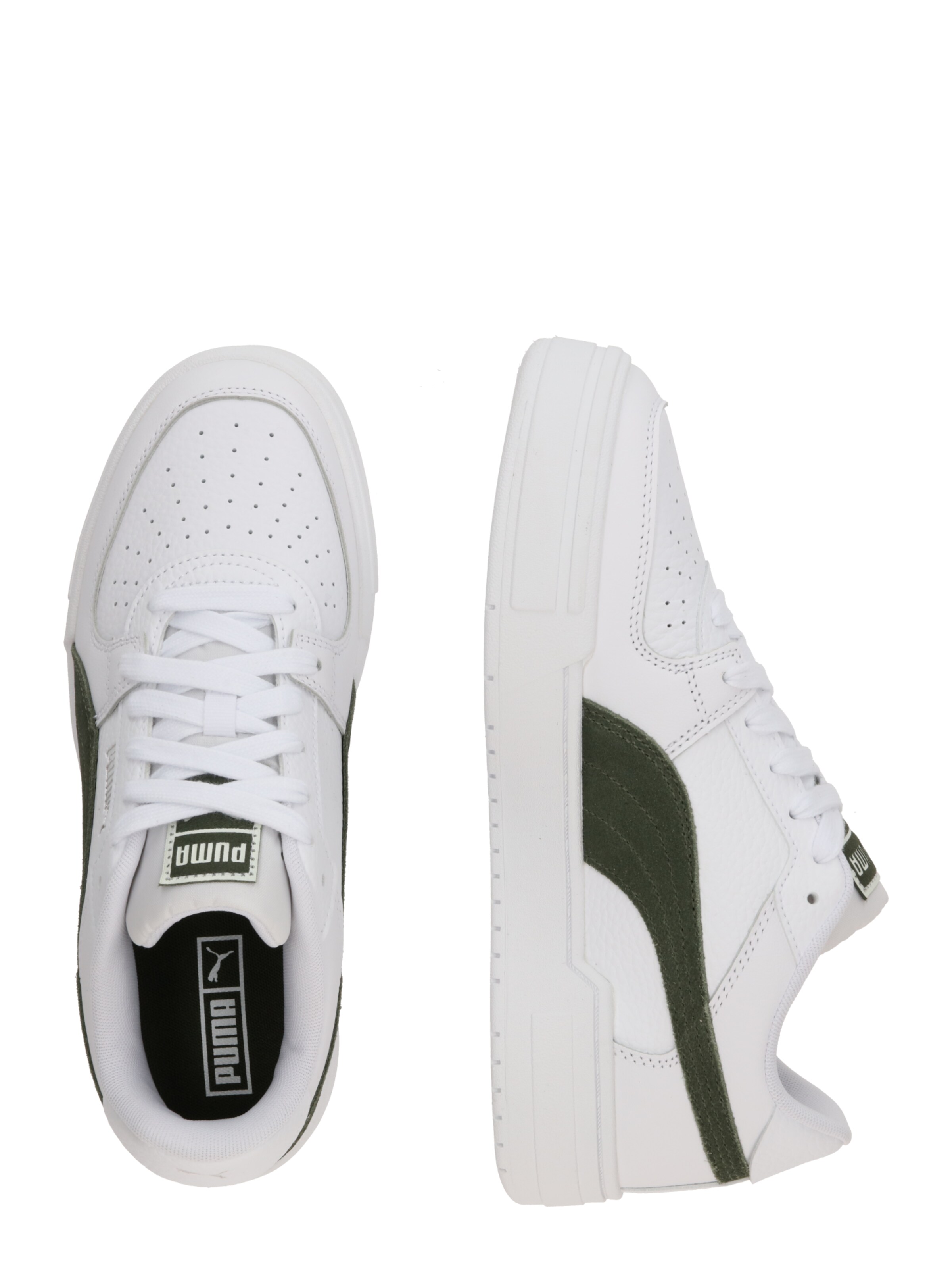 Sneaker low 'Ca Pro Suede' de la PUMA pe alb