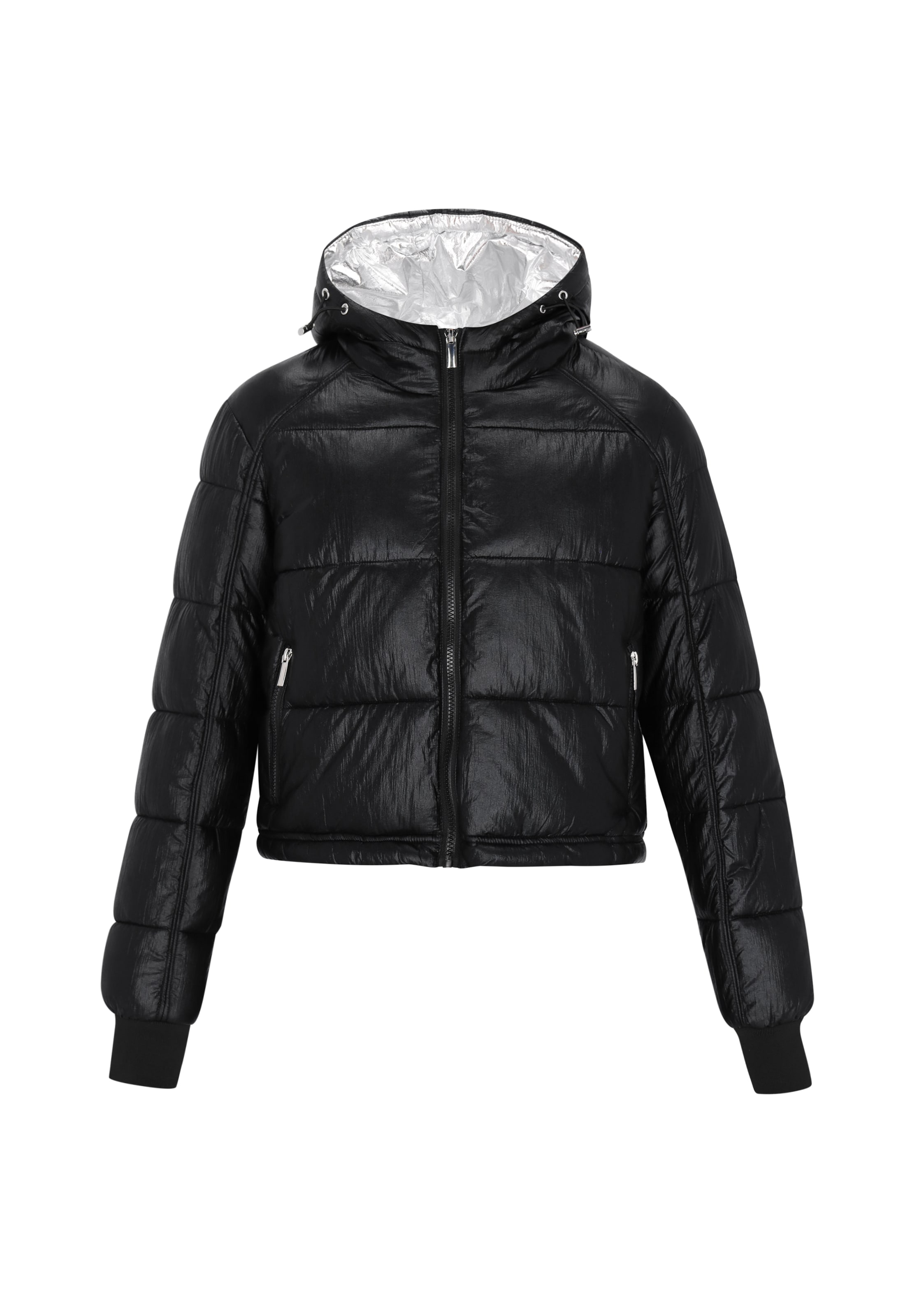 faina Zimska jakna | črna barva: sprednja stran