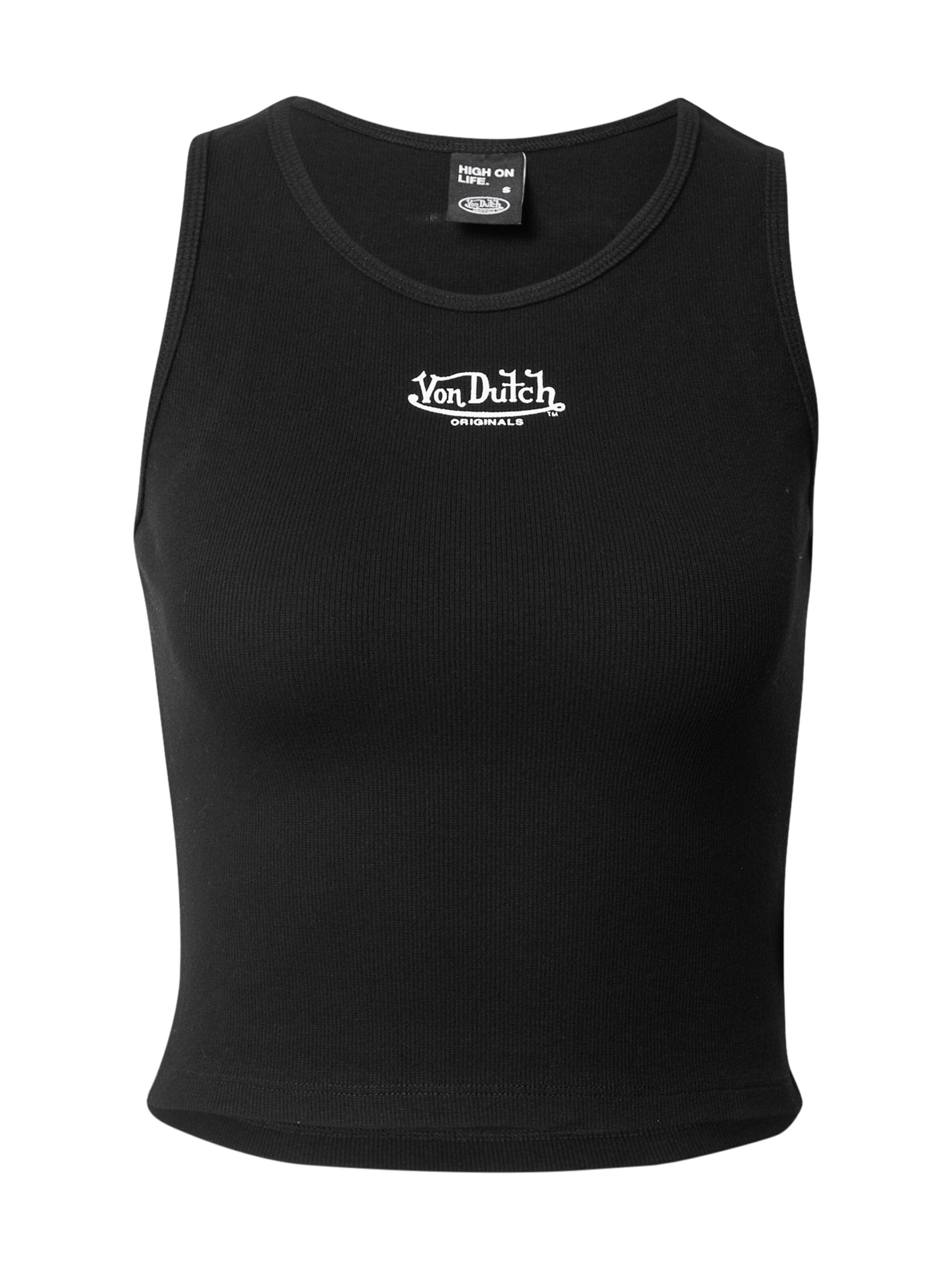 Von Dutch Originals Топ 'Sydney' в Черный: спереди