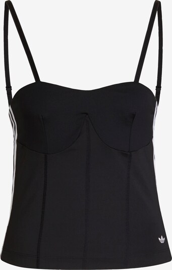 Top 'CORSET TOP' ADIDAS ORIGINALS pe negru, Vizualizare produs