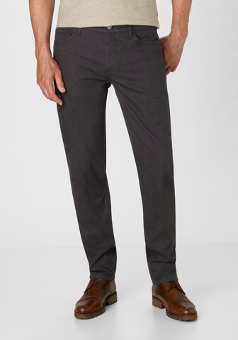 REDPOINT Regular Pants in Grey: front