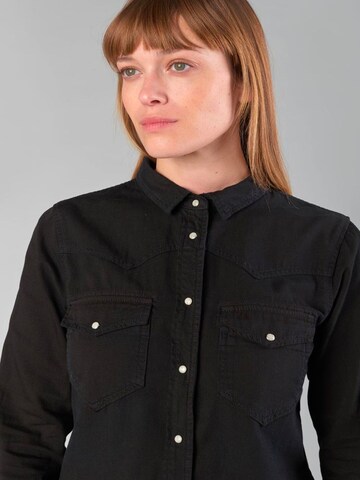 Le Temps Des Cerises Regular fit Blouse 'Juanita' in Grey