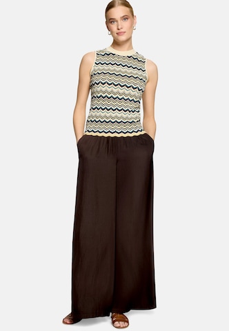 zero Strick-Top mit Muster in Beige