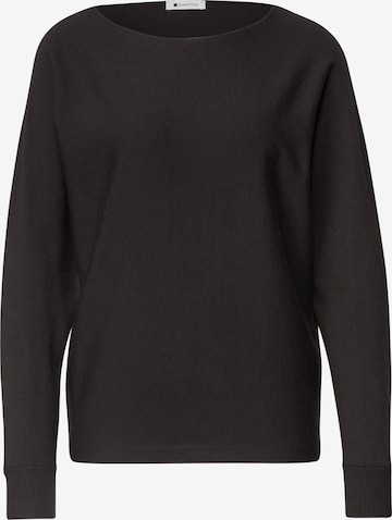 STREET ONE Dolman Pullover mit Boat Neck in Braun: Vorderseite