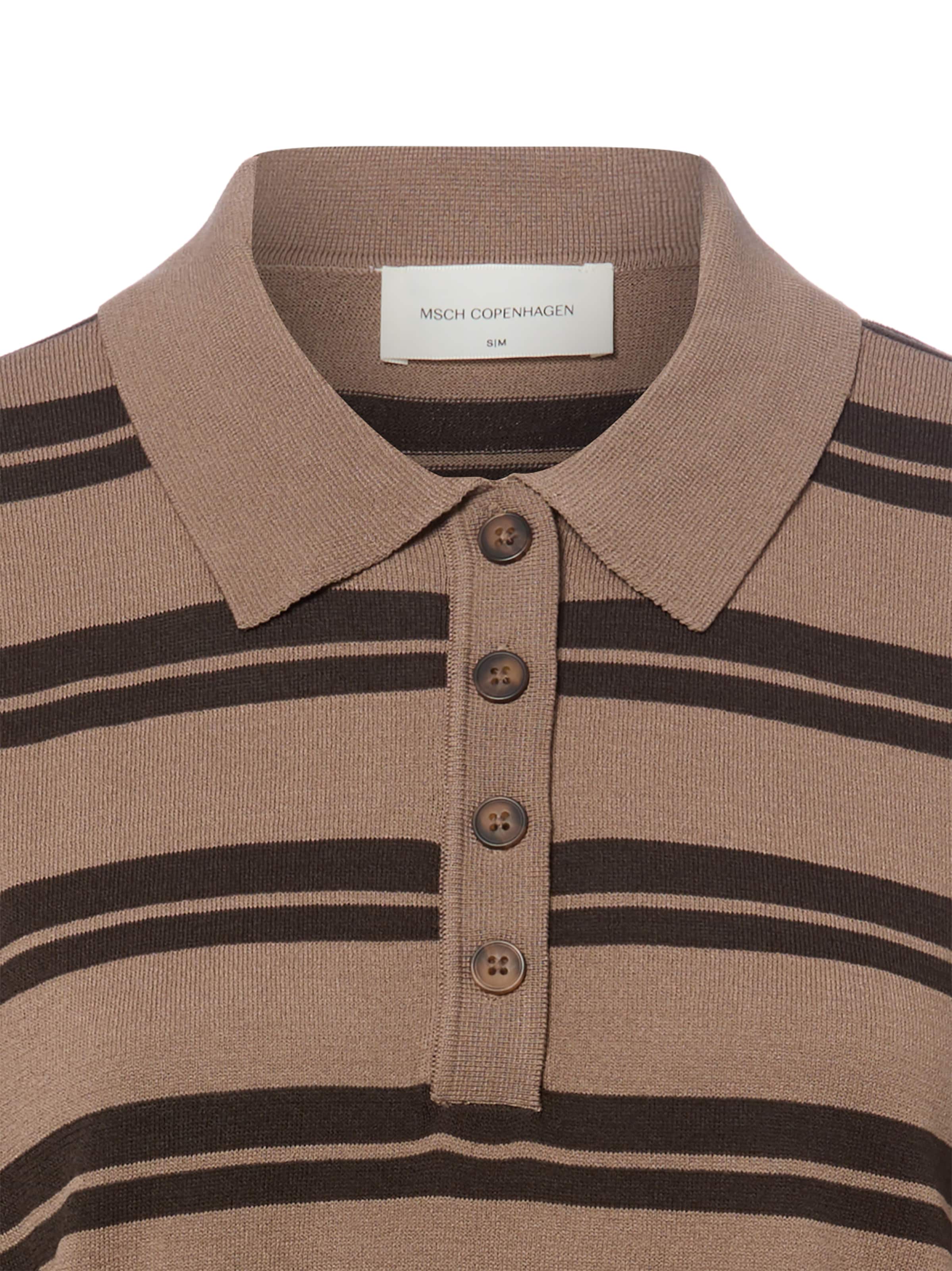 T-shirt ' MSCHTerine ' MSCH COPENHAGEN en marron