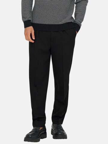 Only & Sons Regular Pants 'ONSMIRO' in Black: front