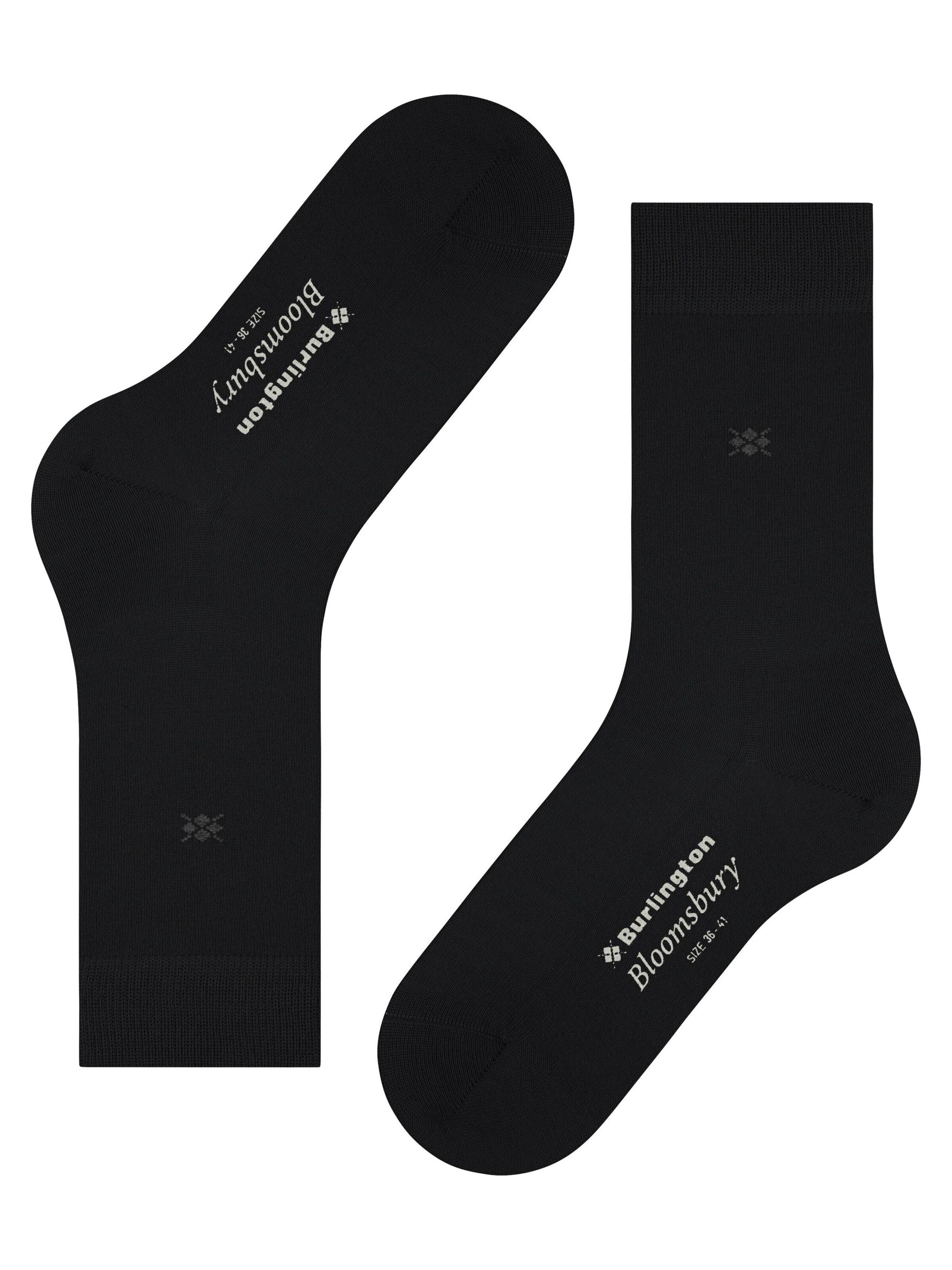 BURLINGTON Socks 'Bloomsbury' in Black