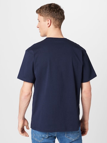 T-Shirt 'Gull Cap' Cleptomanicx en bleu