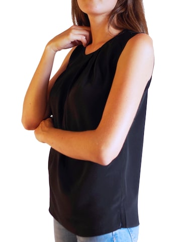 Camicia da donna 'Seidenbluse Gileseta' di Posh Gear in nero