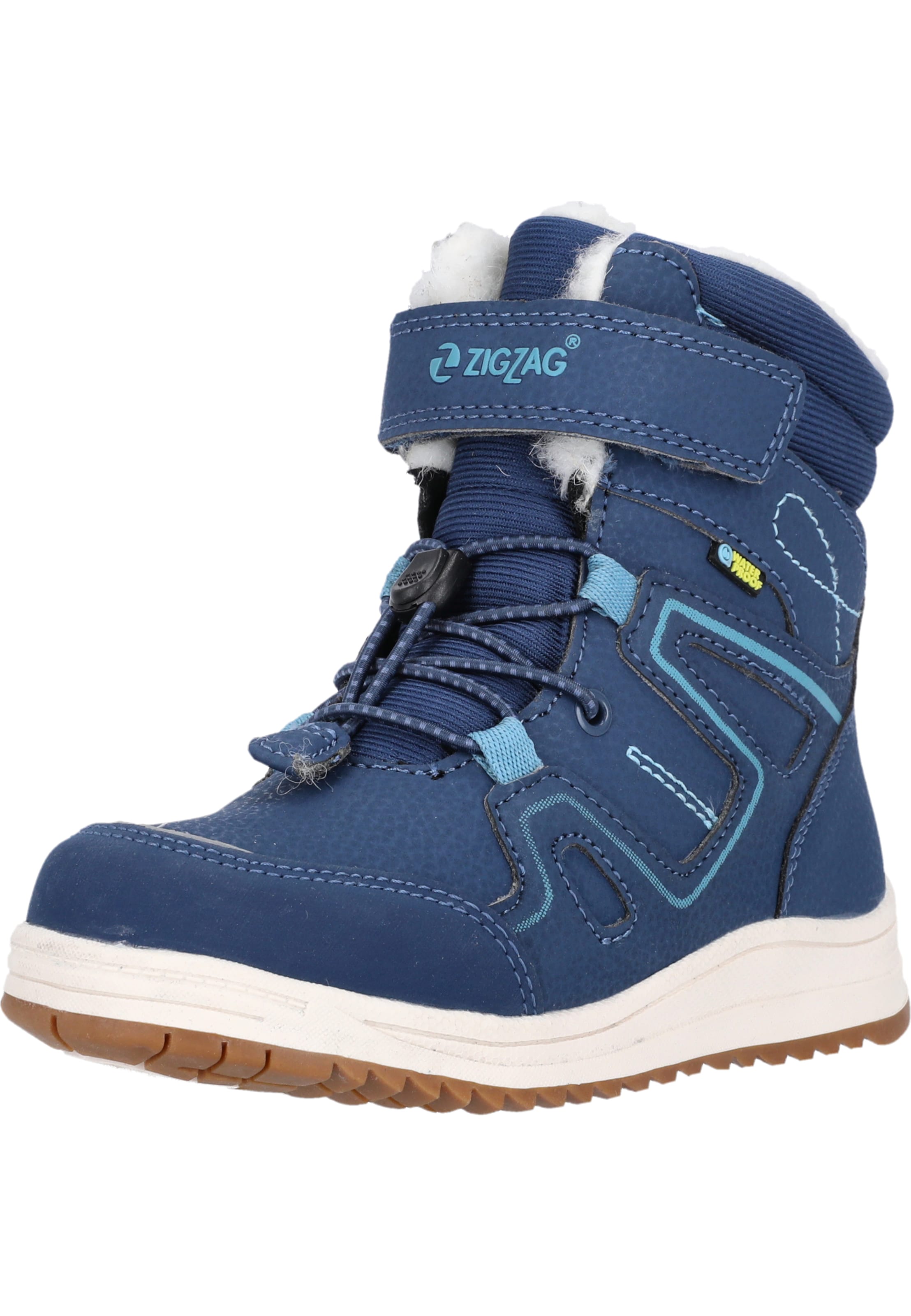 ZigZag Snow boots 'Rincet' in Blue: front