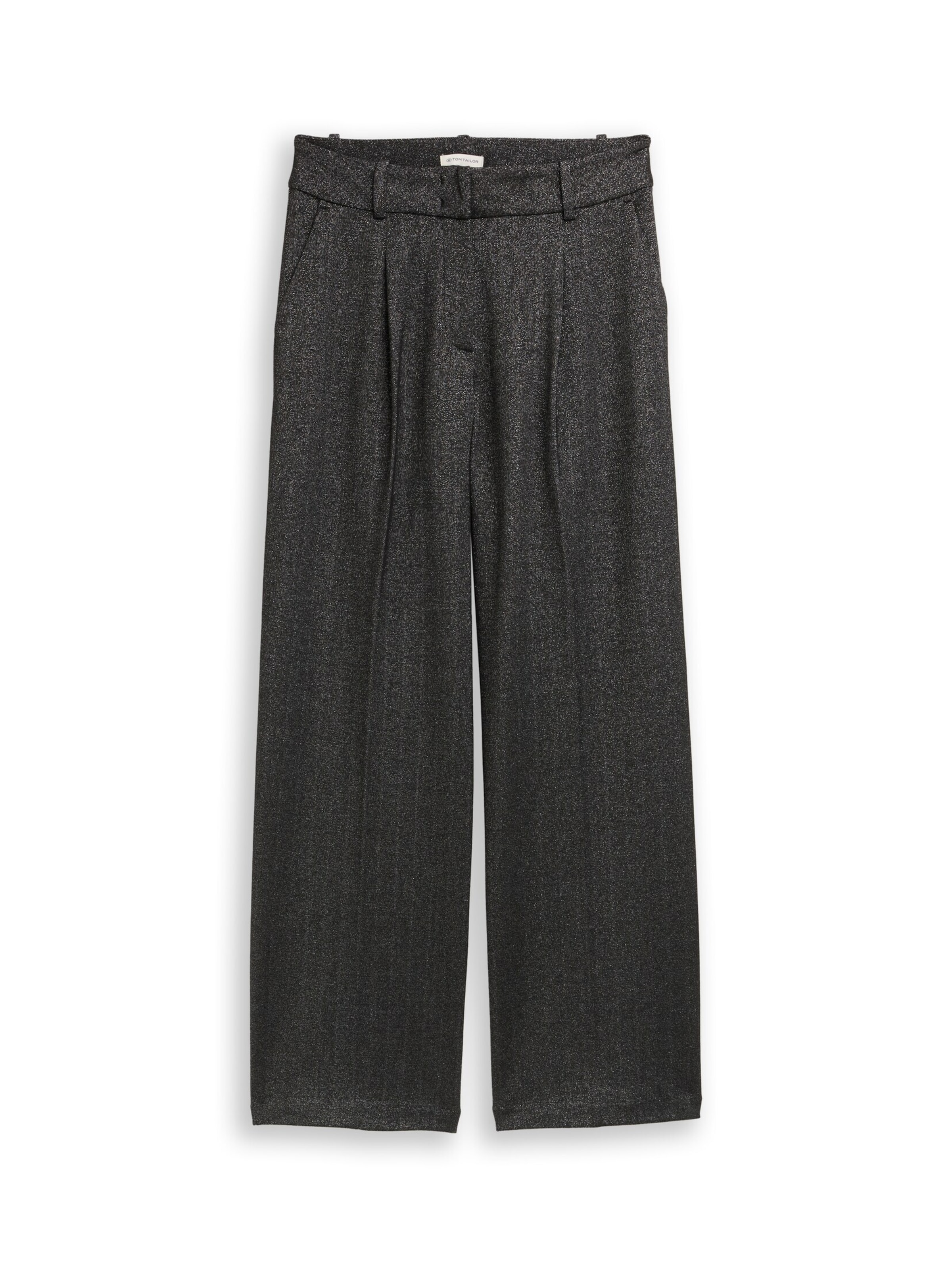 TOM TAILOR Loosefit Hose in Schwarz: Vorderseite