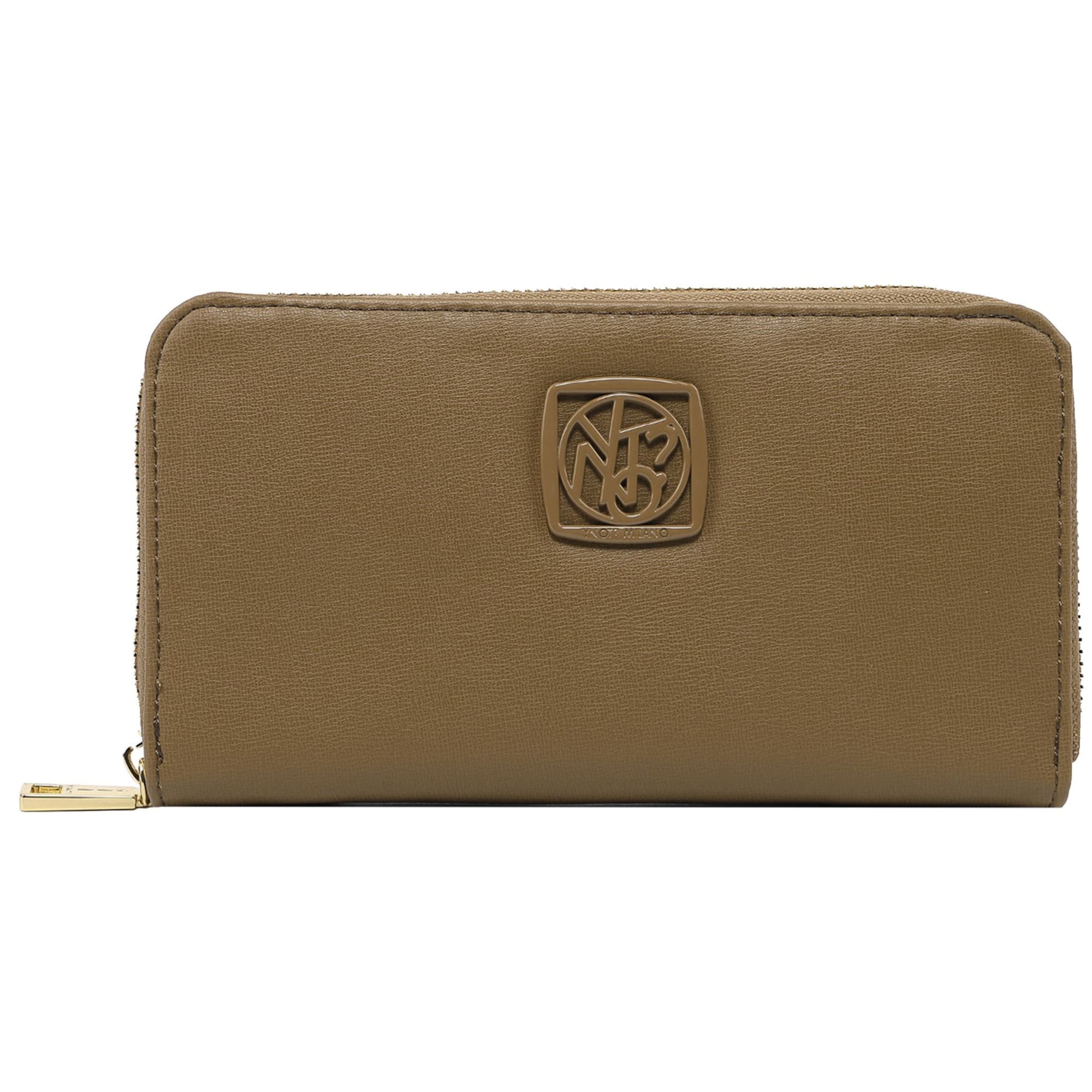 Portamonete 'Iconic' di Y Not? in verde: frontale