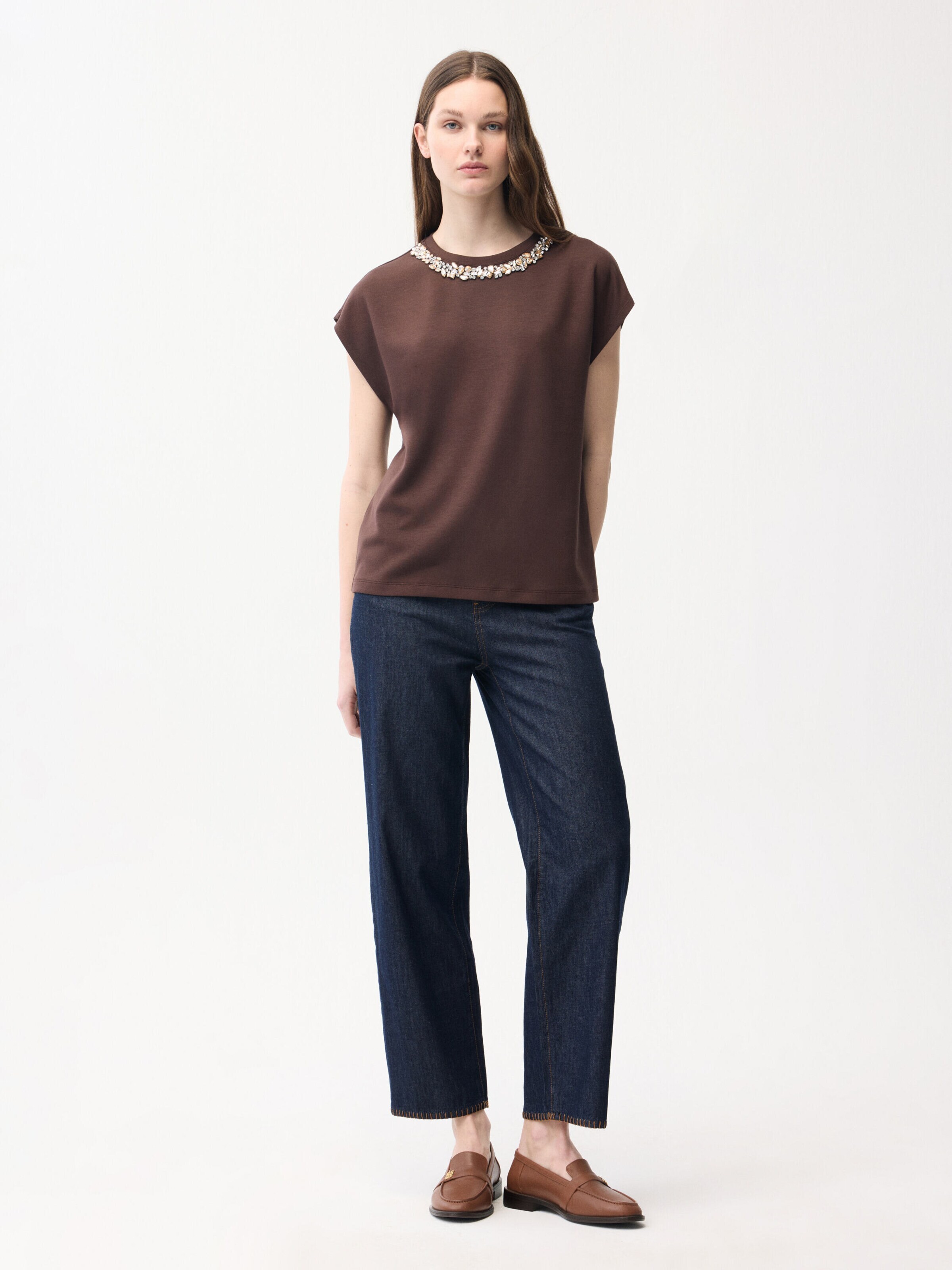 adl Blouse in Bruin