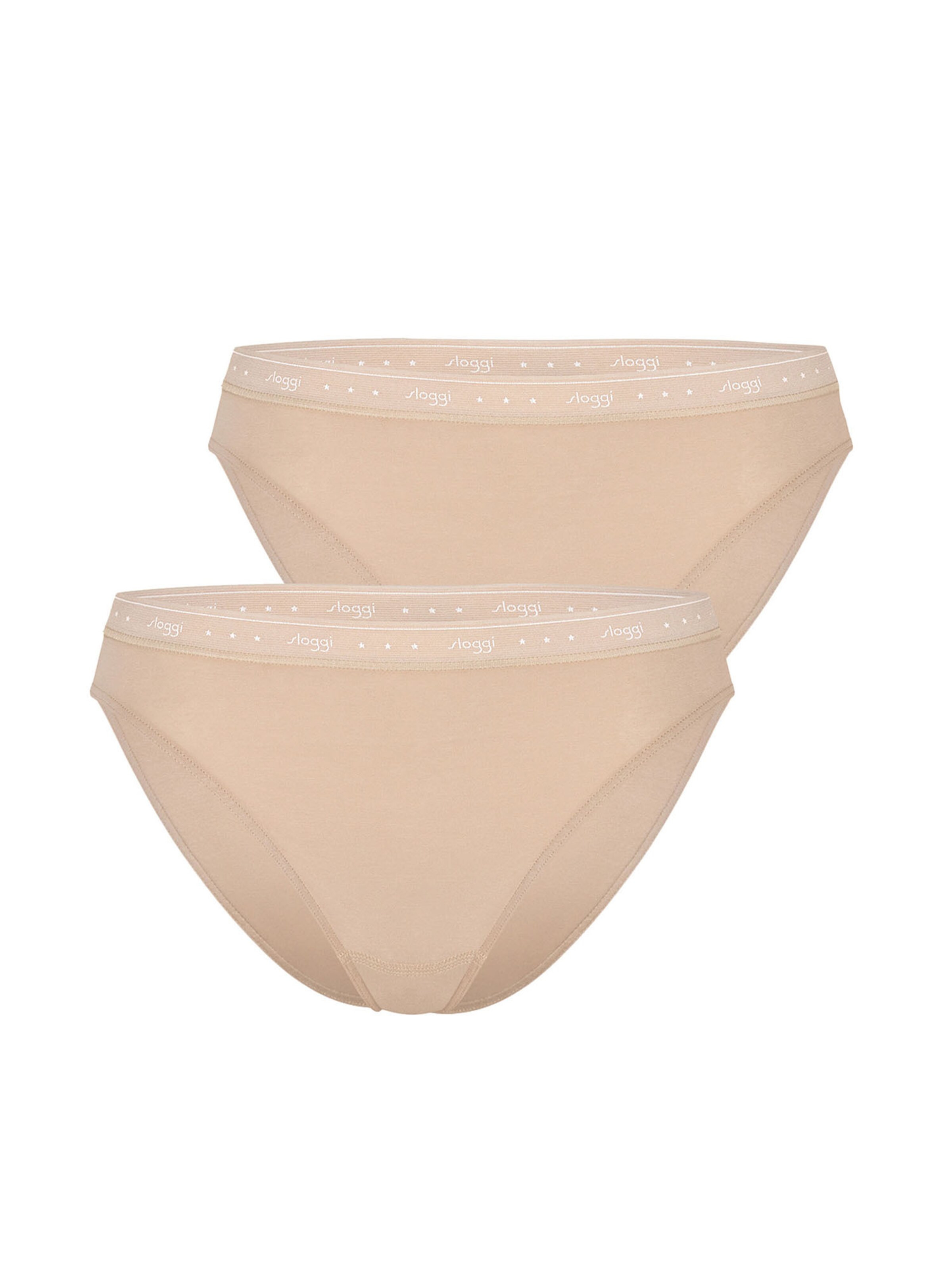 SLOGGI Panty ' Blue 24/7 100 ' in Beige: front