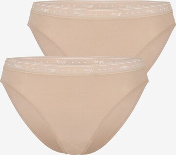 SLOGGI Panty ' Blue 24/7 100 ' in Beige: front