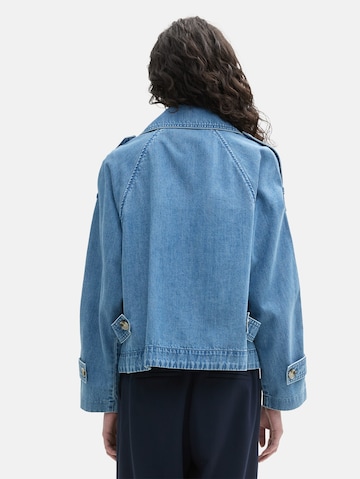 TOM TAILOR DENIM Tussenjas in Blauw