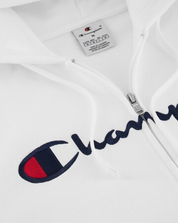 Champion Authentic Athletic Apparel - Casaco em moletão em branco