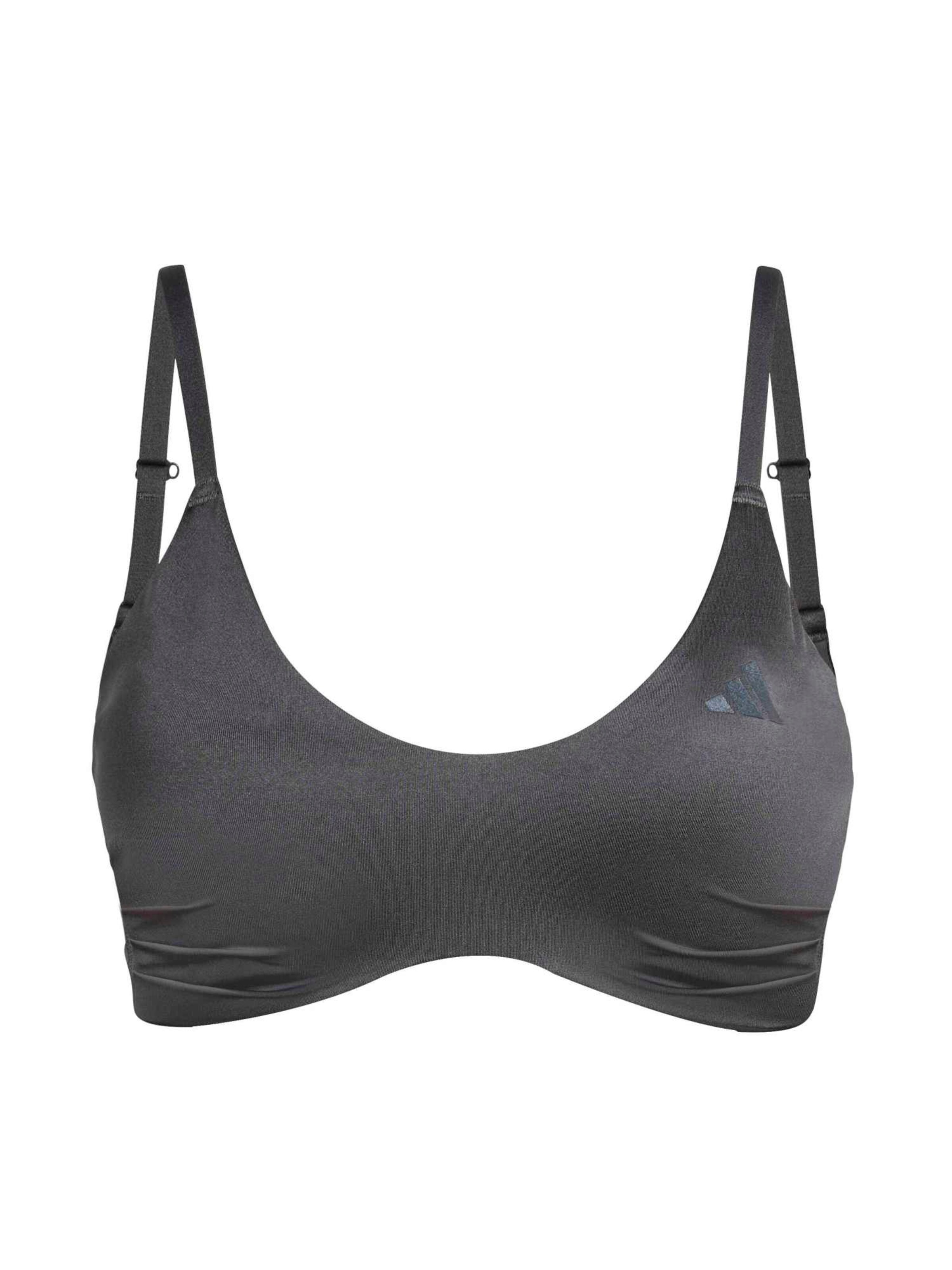 ADIDAS PERFORMANCE Sports bra 'OPT ESS' in Grey: front