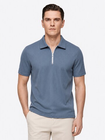 ALLTHEMEN Shirt 'Freiheit' in Blue: front