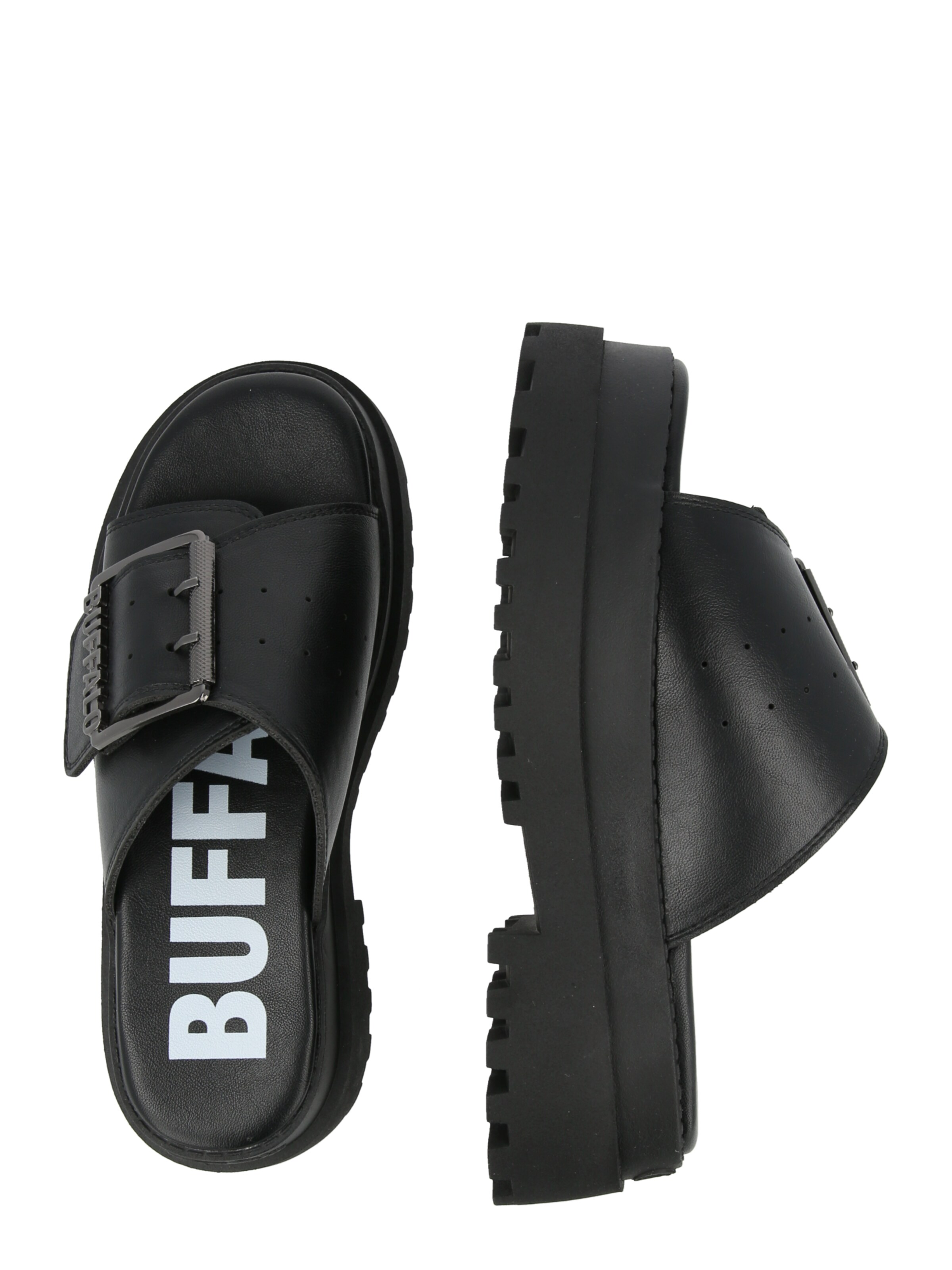 Mule 'PLUTO' BUFFALO en noir