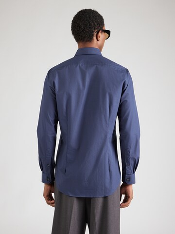 Slim fit Camicia di Michael Kors in blu: dietro