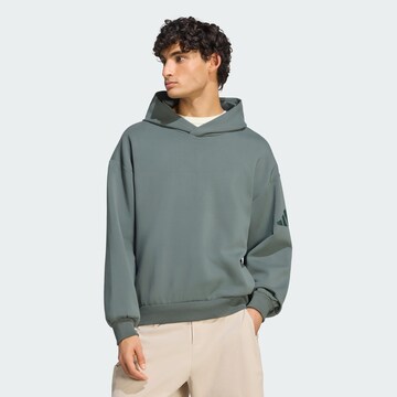 ADIDAS SPORTSWEAR Спортен суитшърт 'Soft Lux' в зелено: отпред