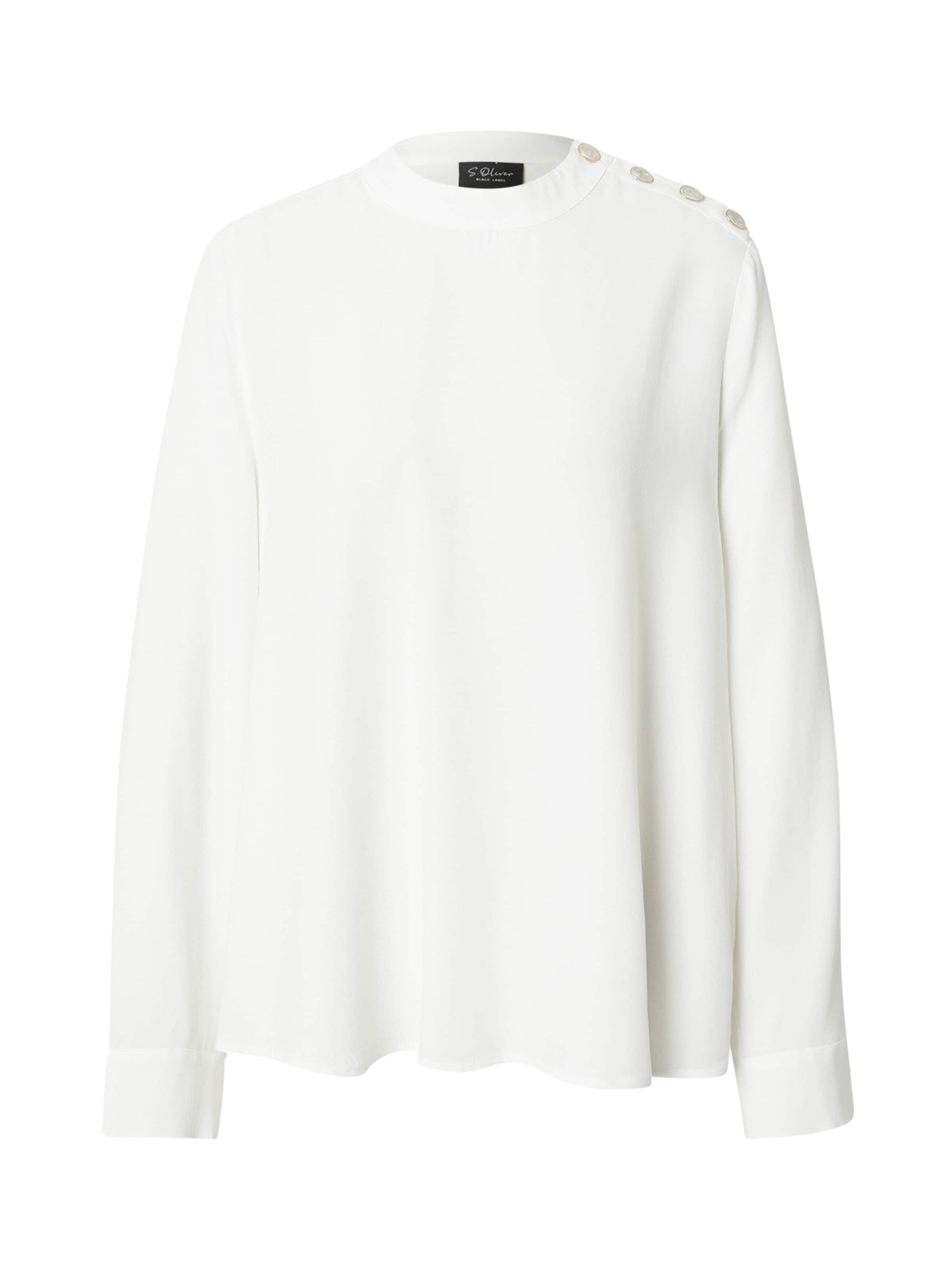 s.Oliver Blouse in Wit: voorkant