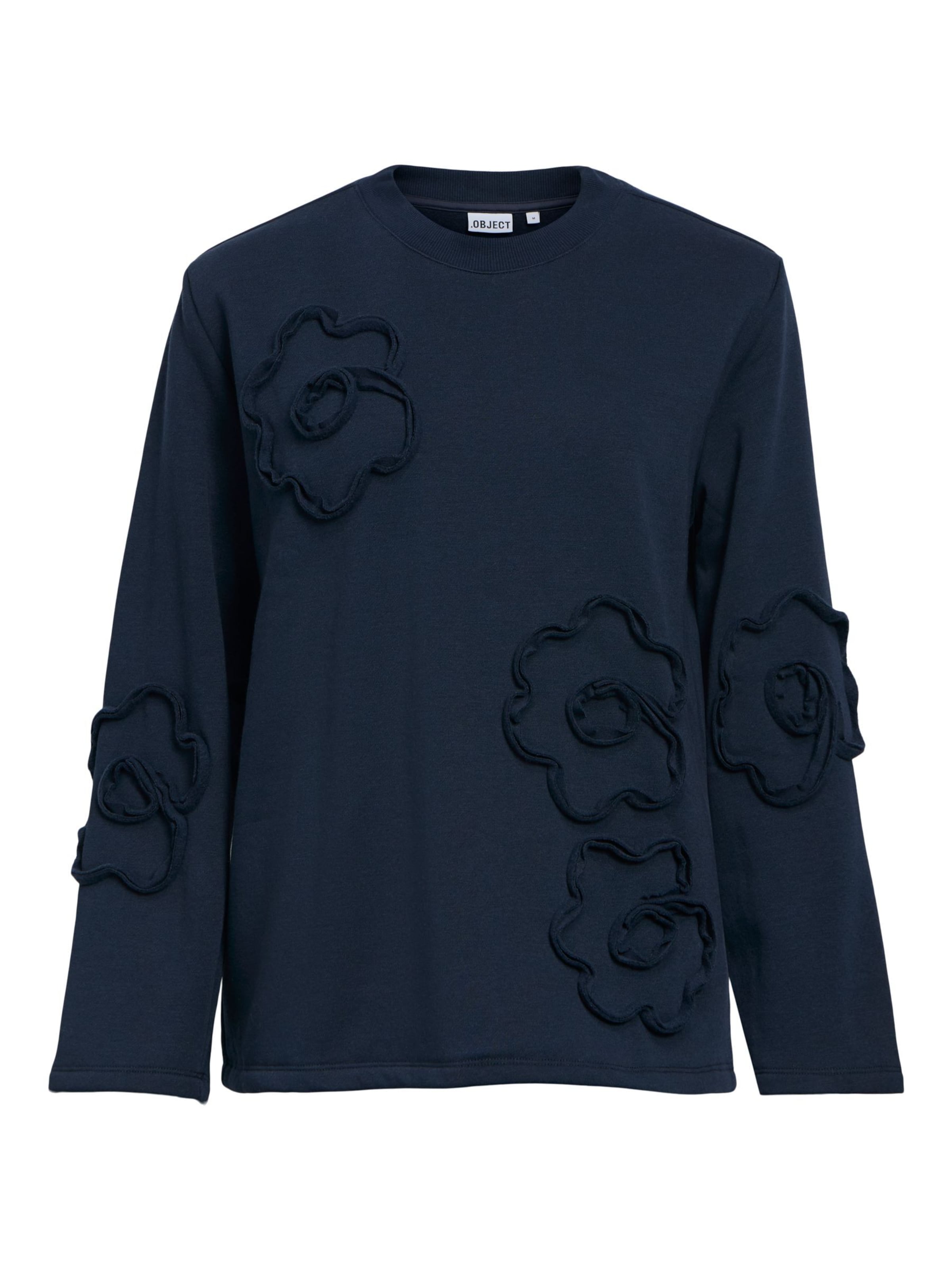 Felpa di OBJECT in blu: frontale
