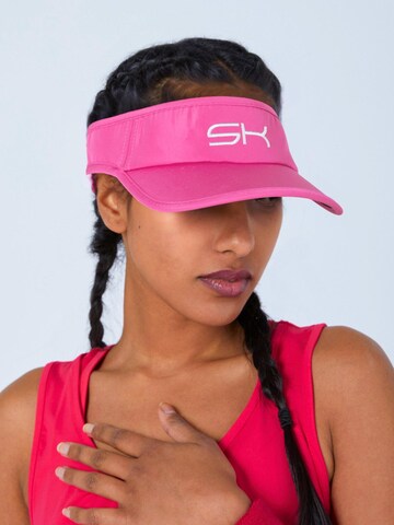 SPORTKIND Athletic Cap 'Sun Visor' in Pink: front